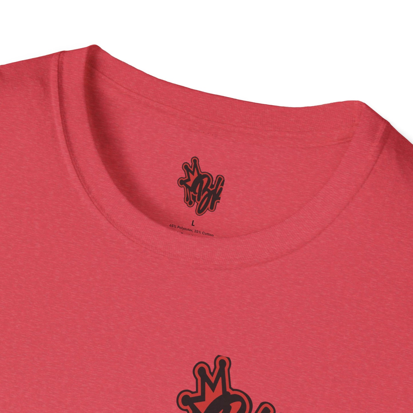 bkfabworks -Brickwall T-Shirt with Company Logo | Gilden 6400 Softstyle