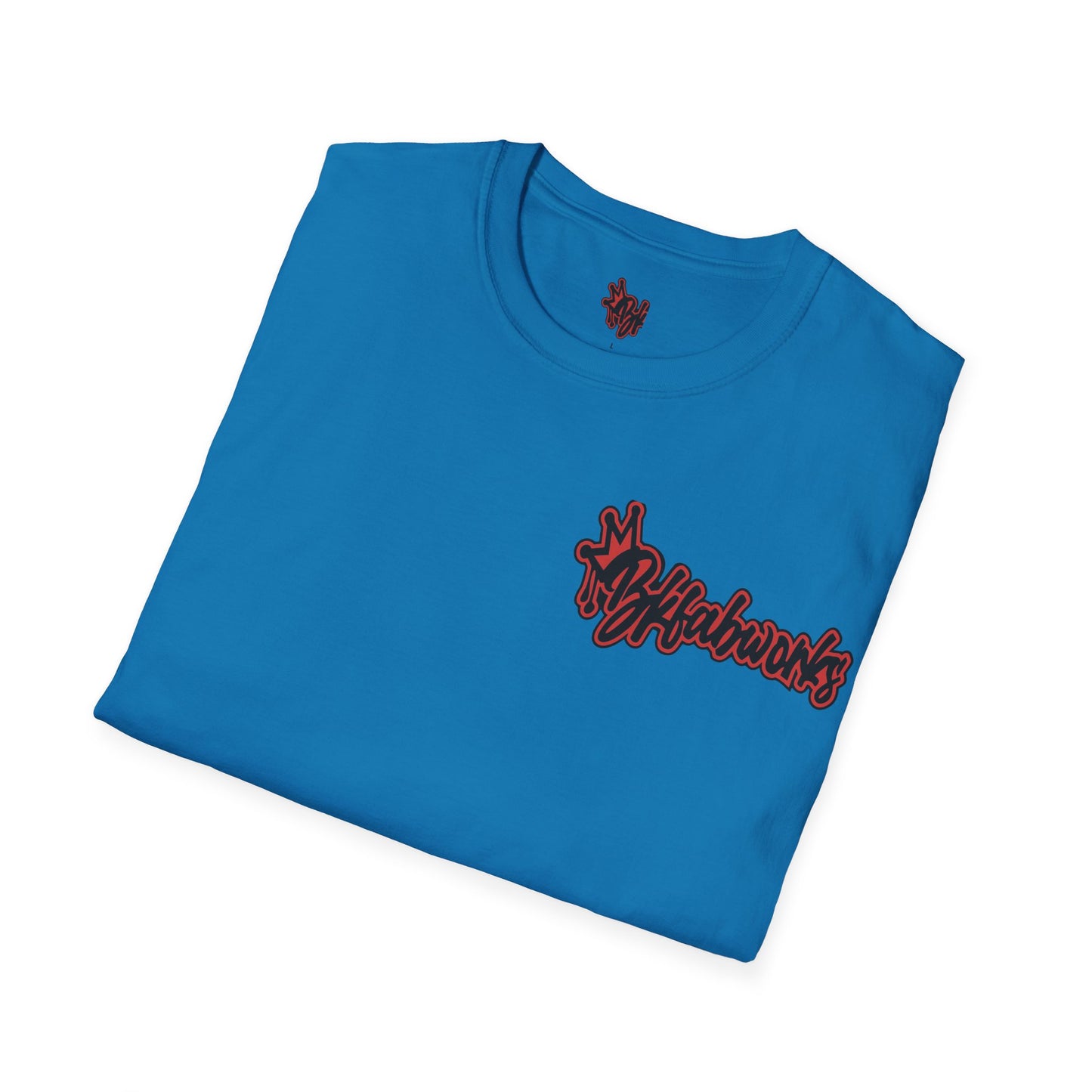 bkfabworks -Brickwall T-Shirt with Company Logo | Gilden 6400 Softstyle