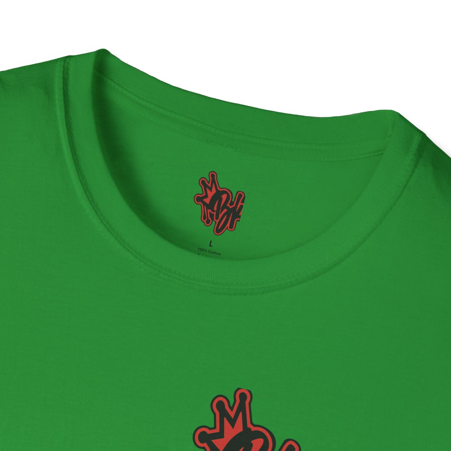 bkfabworks -Brickwall T-Shirt with Company Logo | Gilden 6400 Softstyle
