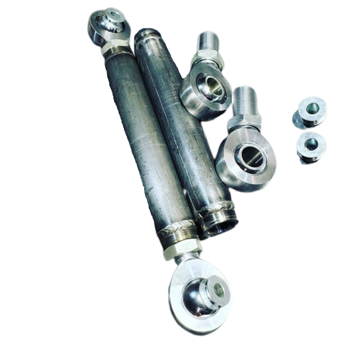 BKFabworks adjustable control arms for 3rd Gen Dodge 2500 with 1.25-inch heim joints for improved articulation and tire clearance