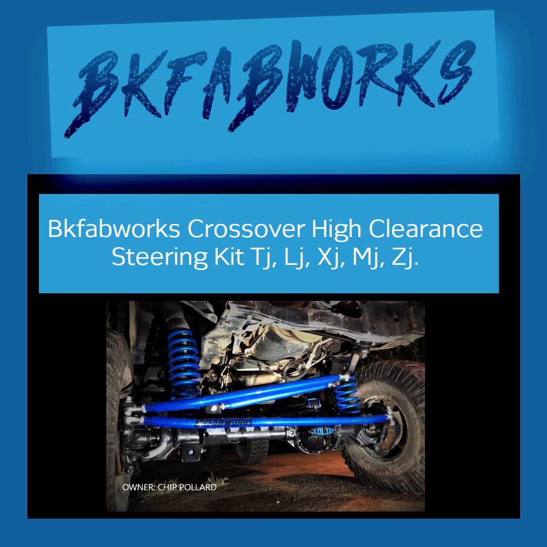 Bkfabworks Crossover High Clearance Steering Kit Tj, Lj, Xj, Mj