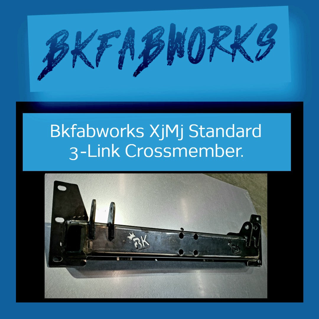 XJ MJ standard 3-link crossmember by BKFabworks
Jeep Cherokee Comanche 3-link upgrade kit
3-link suspension crossmember for XJ MJ