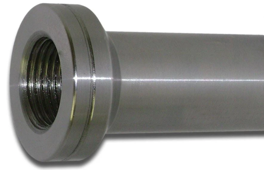 Race style chromoly 7/8 inch 14 TPI tube adapter for custom suspension and steering link fabrication