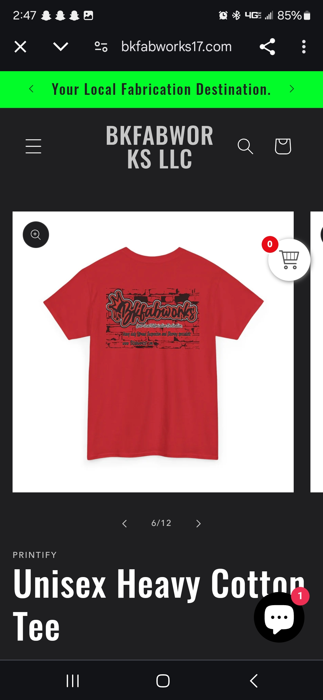 Bkfabworks Merchandise