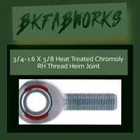 3/4-16 X 5/8 Heat Treated Chromoly  RH Thread Heim Joint