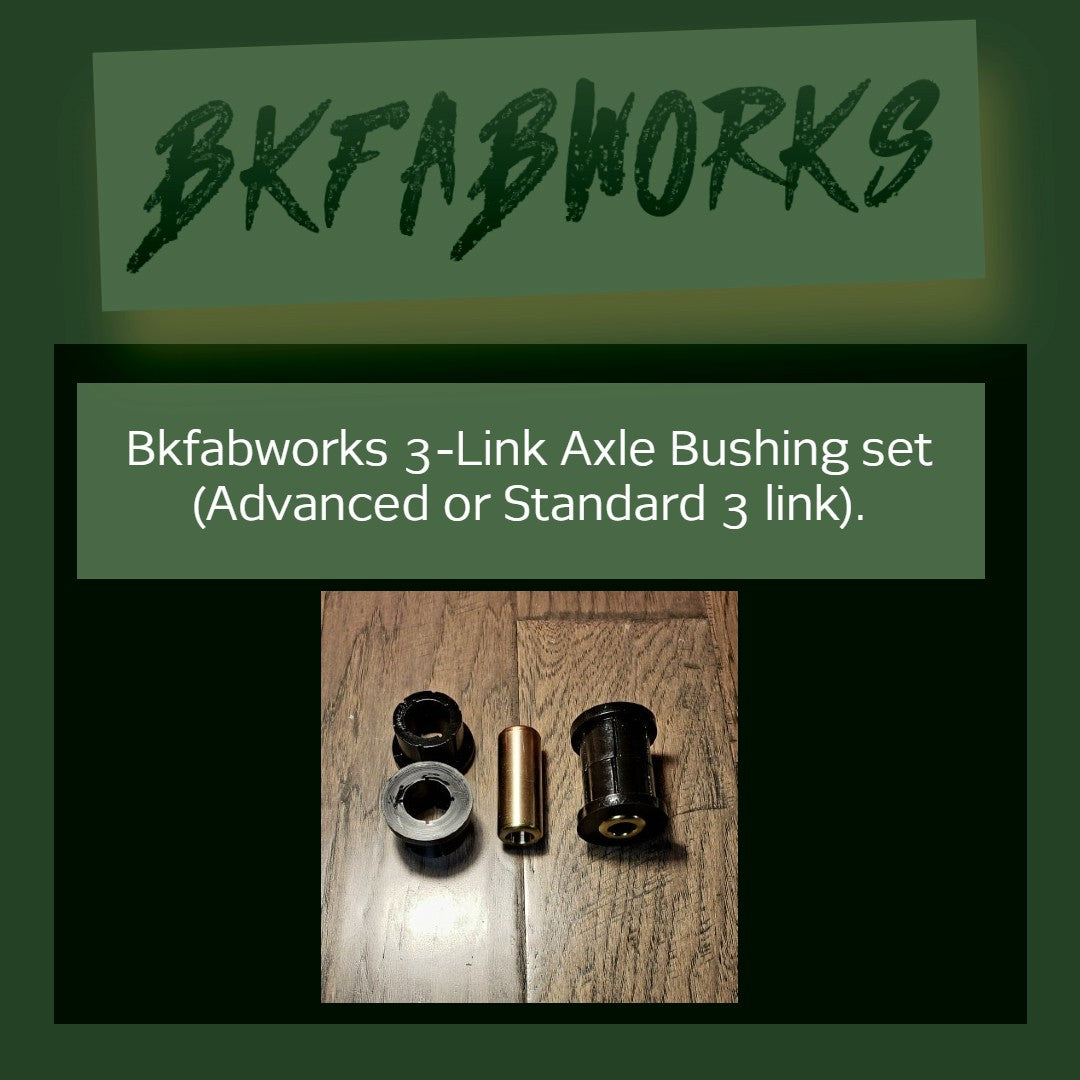 Bkfabworks 3-Link Axle Bushing set (Advanced/Standard 3 link).