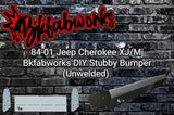84-01 Jeep Cherokee XJ/Mj Bkfabworks DIY Stubby Bumper (Unwelded).