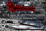 07-18 Jeep JK/JKU 1 Ton Complete Crossover Steering Kit.
