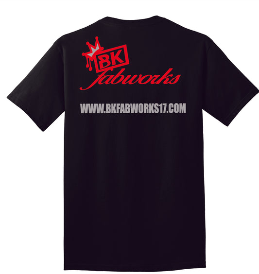 BKFabworks off-road welding shop shirt
fabricator tee shirt for welders and off-road builders
BKFabworks mechanic and welding lifestyle apparel
