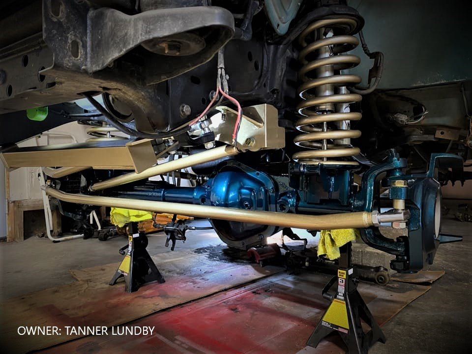 Tanner Lundby’s Jeep Front End with BKFabworks Steering & Suspension Setup